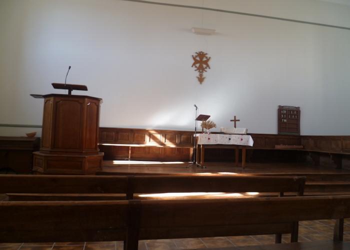 Intérieur de l'Eglise Réformée de Montredon