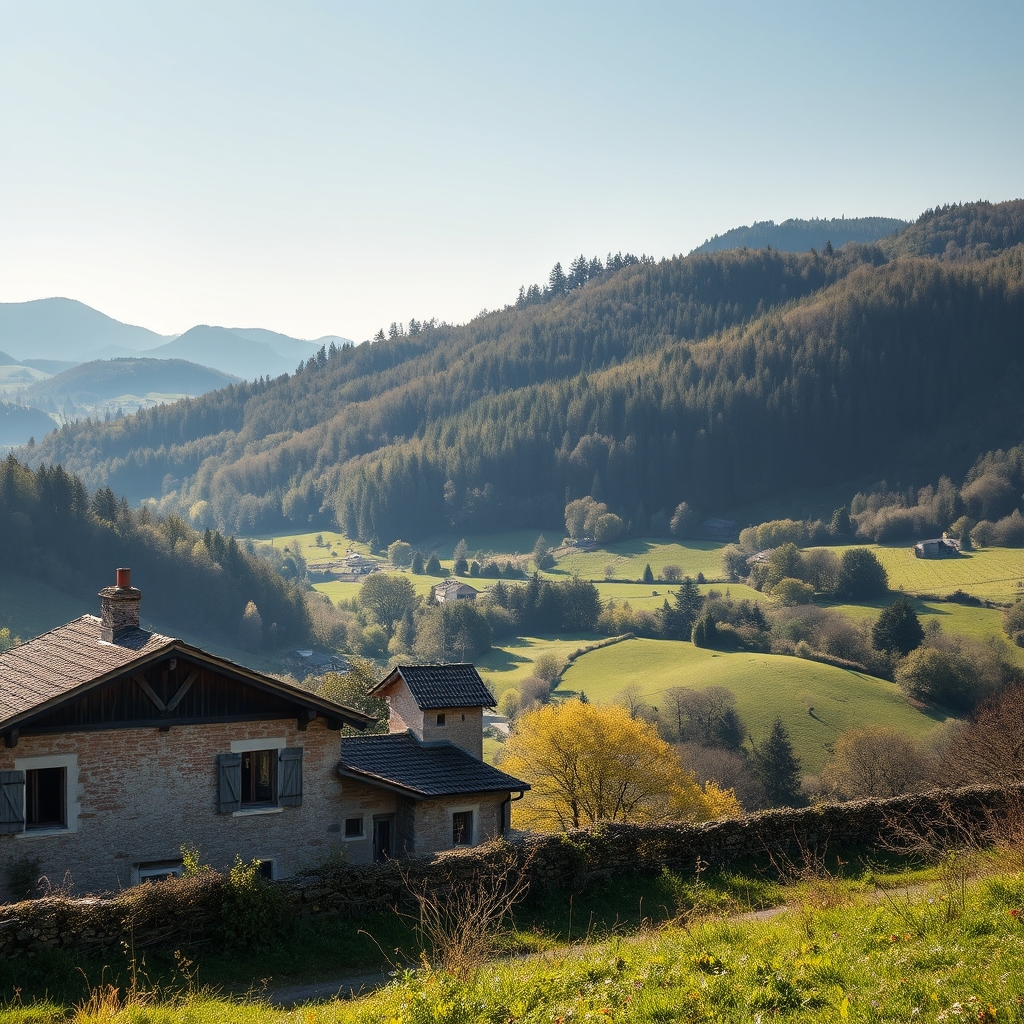 Montredon-Labessonnié, sur les Hautes Terres tarnaises.